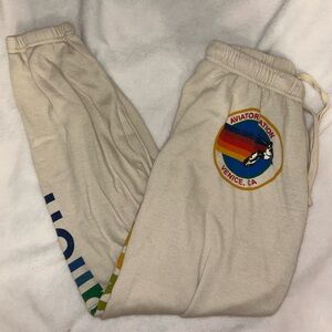 Aviator nation women’s small sweatpants!